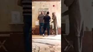 Mahmood Ul Hassan Ashrafi in Madinah Hotel Lobi with Waseem Badami || 2 July 2023