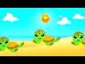 baby got boo boo wheels on the bus turtles song nursery rhymes @del tv kids