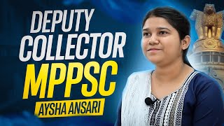 Aysha Ansari Deputy Collector MPPSC Coaching in Indore