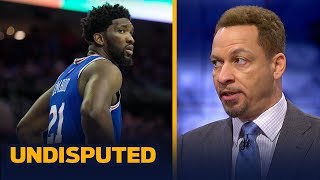 Joel Embiid did 'nothing wrong' looking at phone in 76ers' loss — Chris Broussard | NBA | UNDISPUTED