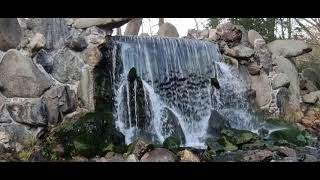 Shoothing beatiful waterfall 1,Arnhem Netherlands, Relaxing sound for sleeping