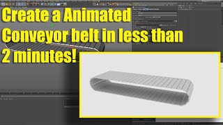 Cinema 4D Tutorial Design and Animate a Conveyor belt in less than 2 minutes!