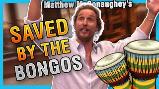 Unhinged Matthew McConaughey plays the bongos in self help live stream. The Art of Livin'