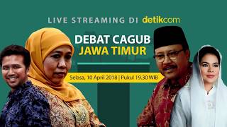 Saksikan Debat Cagub Jawa Timur Hanya di detikcom!!