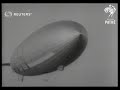 u.s.a. first trial flight of airship