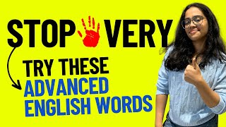 🛑Stop Saying VERY | Learn Better Advanced English Words  #shorts #stopvery #ananya #advancedenglish