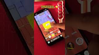 TUTORIAL SPONGEBOB DINNER 🙌 #spongebob #sad #tutorial p1