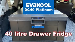 Evakool DC40 Platinum Drawer Fridge - Quick Look