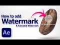 How to add Animated Watermark in After Effects