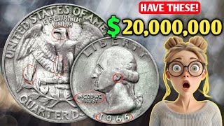 The Most Rare 1966 Error Washington Quarter Coin Value | How Much is a 1966 Quarter Dollar Worth?