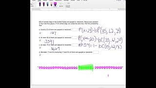 Example: Binomial PDF and CDF (4)
