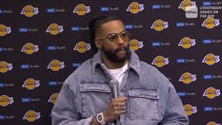 D'Angelo Russell Post Game Interview | Los Angeles Lakers vs Milwaukee Bucks