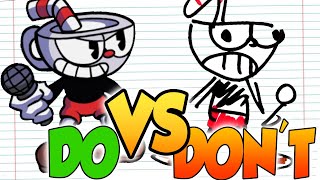 DOs & DON'Ts Drawing Friday Night Funkin' VS Indie Cross In 1 Minute CHALLENGE!