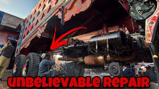 This Man Fixed a Heavy-Duty Truck Frame No One Thought Could Be Repaired