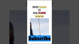 paper trading | Paper trading vs real trading | stocks #shorts