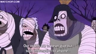 Luffy's funny moment with the zombies