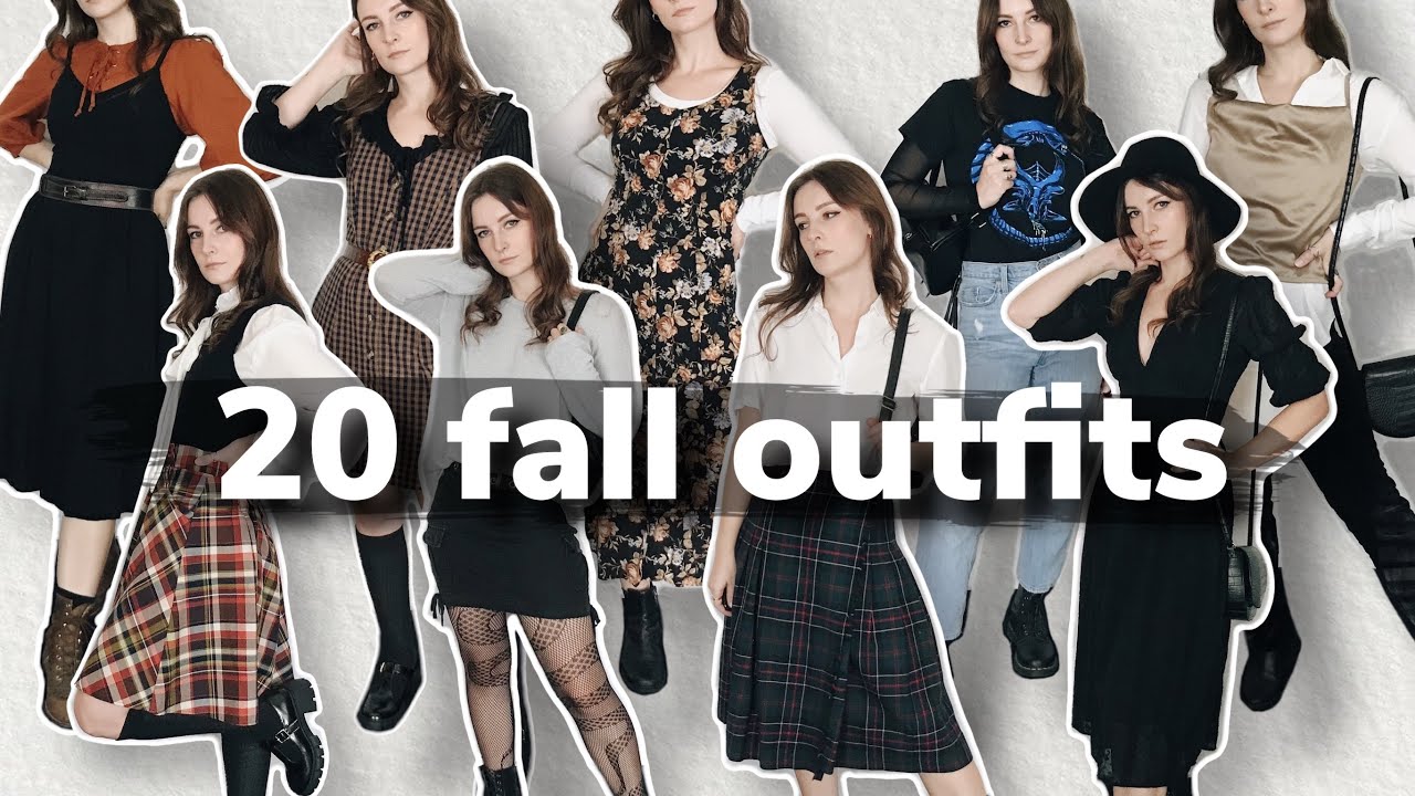 20 Outfit Ideas To Wear This Fall | Dark Academia, Whimsigoth, Dark ...