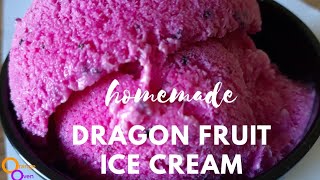 How to Make Dragon Fruit Ice Cream  || డ్రాగన్ ఫ్రూట్ ఐస్ క్రీం ఎలా తయారు చేయాలి