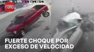 Accidente: Aparatoso choque en Chihuahua queda captado en video - En Una Hora