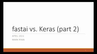 fastai vs Keras (part 2)