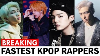 Fastest Kpop Rappers BTS Suga, RM, Stray Kids' Ch