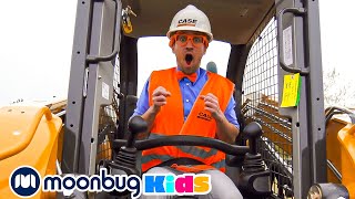 Blippi Explores a Skid Steer | Blippi! | Kids Songs | Moonbug Kids