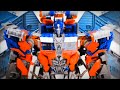 transformers stop motion ultimate optimus prime v.s starscream.柯博文vs天王星