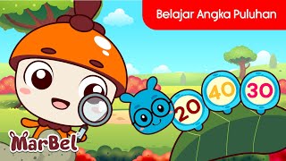 Belajar Angka Puluhan Bersama Marbel | Mari Belajar Sambil Bermain