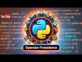 Master Python Operator Precedence in 5 Minutes | Simplified & Easy to Learn! #PythonProgramming