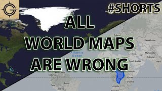 All World Maps Are Wrong #shorts