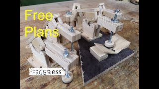 How to make a Toggle Clamps.Free plans