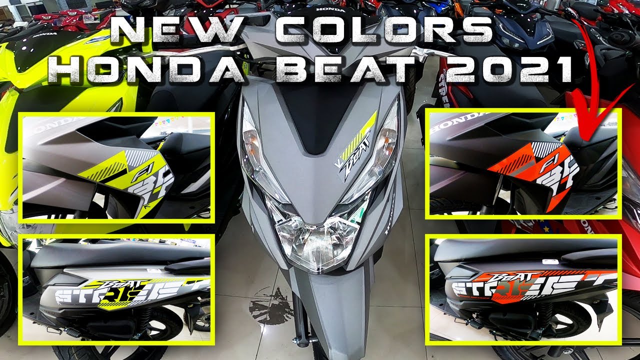 New Honda Beat Standard 2021 Color Variants | PH - YouTube