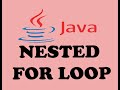 NESTED FOR LOOP IN JAVA PROGRAMMING (URDU / HINDI)