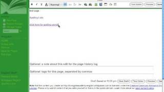 adding links to your wikispace