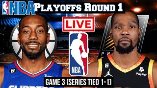 GAME 3 PREVIEW: LOS ANGELES CLIPPERS vs PHOENIX SUNS | SCOREBOARD | PLAY BY PLAY | BHORDZ TV