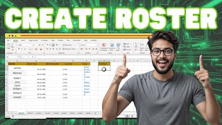 How To Create Roster In Excel - Detailed Tutorial