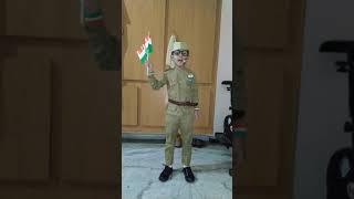 Child as subhash chandra bose school oak valley on independence day function