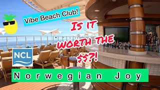 Vibe Beach Club | Norwegian Joy | 4K Full Tour