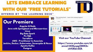 Lets Embrace Learning with our Free Tutorials