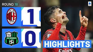 MILAN-SASSUOLO 1-0 | HIGHLIGHTS | Pulisic goal clinches victory for Milan | Serie A 2023/24