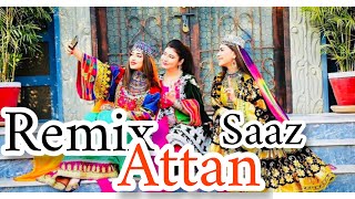 #remix Attan Saaz : ریمیکس اتن | Afghan wedding culture song #pashto #song #nocopyrightmusic