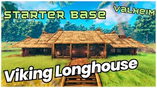 Stunning Viking Longhouse Build In Valheim | Ultimate Starter House Design