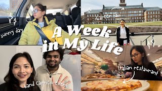 A WEEK in my life || #vlog  #universityofcincinnati #careerfair #bandcapricio #italianfood #temple