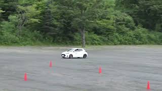 240710めいほうジムカーナ練習会 1316 ヤリス白