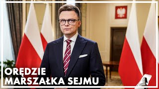 "Od 20 lat obchodzimy Święto Flagi Rzeczpospolitej Polskiej🇵🇱" Orędzie Marszałka Szymona Hołowni
