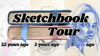 6th Sketchbook Tour | What I use to draw and how I improved