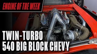 Twin-Turbo 540 cid Big Block Chevy Engine