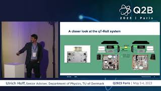 Q2B 2023 Paris | Field demonstrations of QKD in Financial \u0026 Utilities sector | Ulrich Hoff