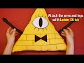 reupload diy glowing bill cipher plush pillow free pattern gravity falls plush pillow tutorial