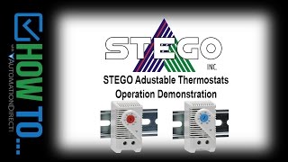 STEGO Adjustable Thermostats: How They Operate from AutomationDirect